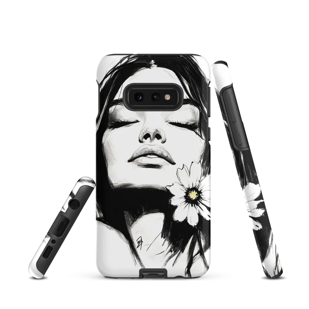 Serenity in Ink | Phone Case |  S10e | Tough Case | Matte