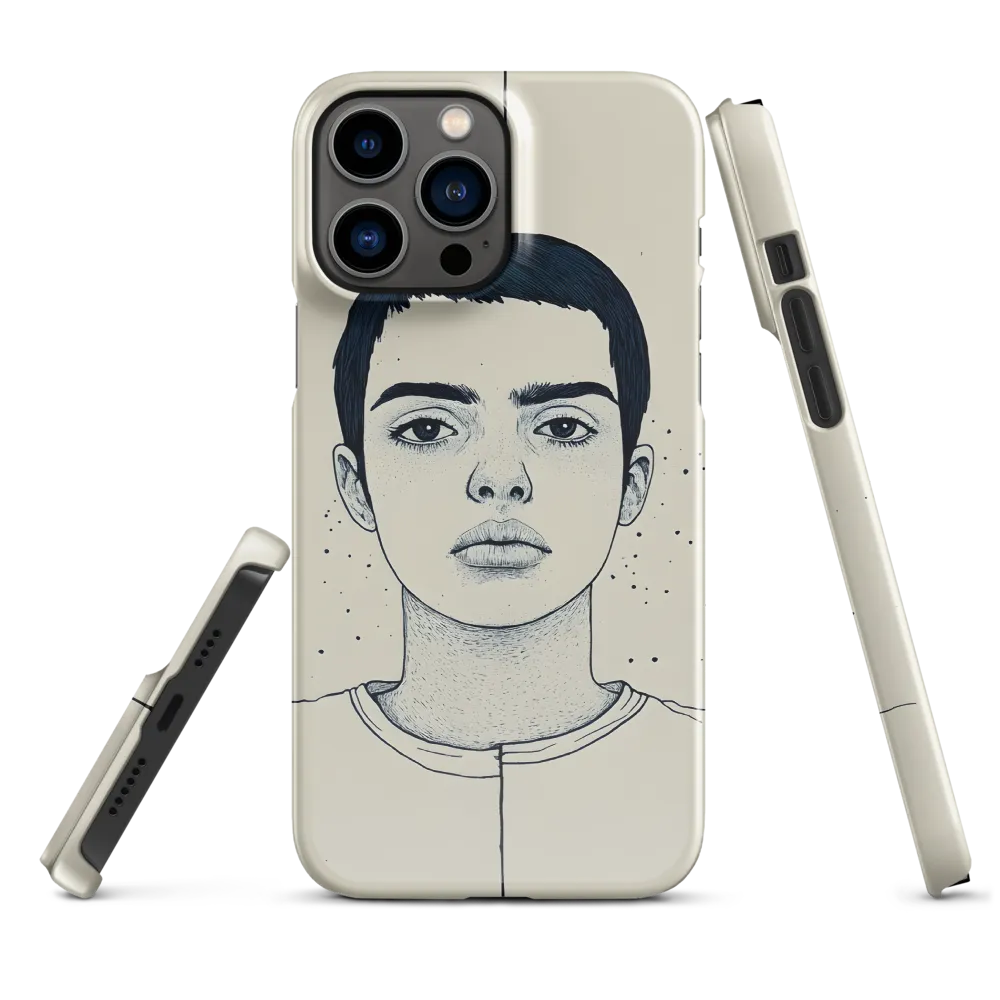 Embodying Serenity: A Contemporary Portrait | Phone Case |  13 Pro Max | Snap Case | Glossy