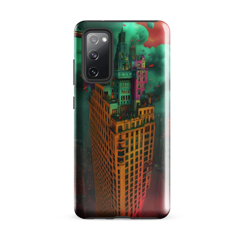 Architectural Dreams: A Surreal Cityscape | Phone Case |  S20 FE | Tough Case | Glossy