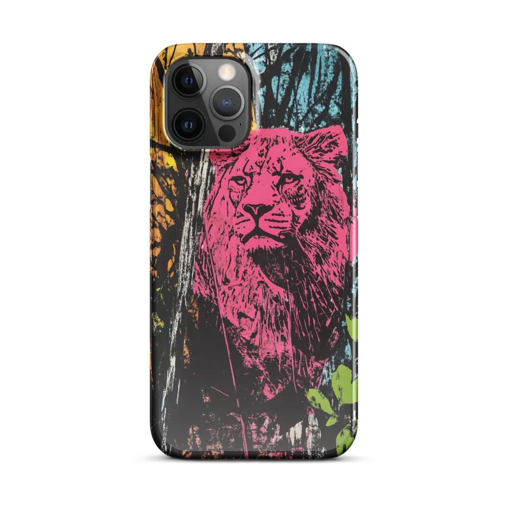 Fierce Vibrance: The Pink Lion