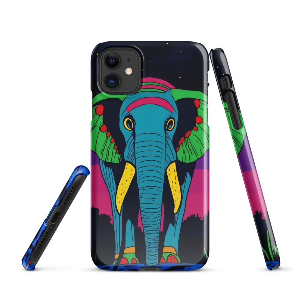 Whimsical Majesty: The Vibrant Elephant