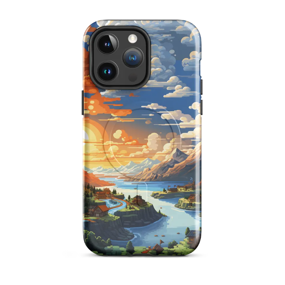 Tranquil Sunset Over Serene Landscape