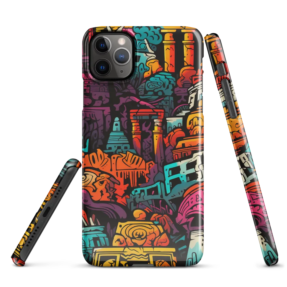 Vibrant Urban Surrealism | Phone Case |  11 Pro Max | Snap Case | Glossy