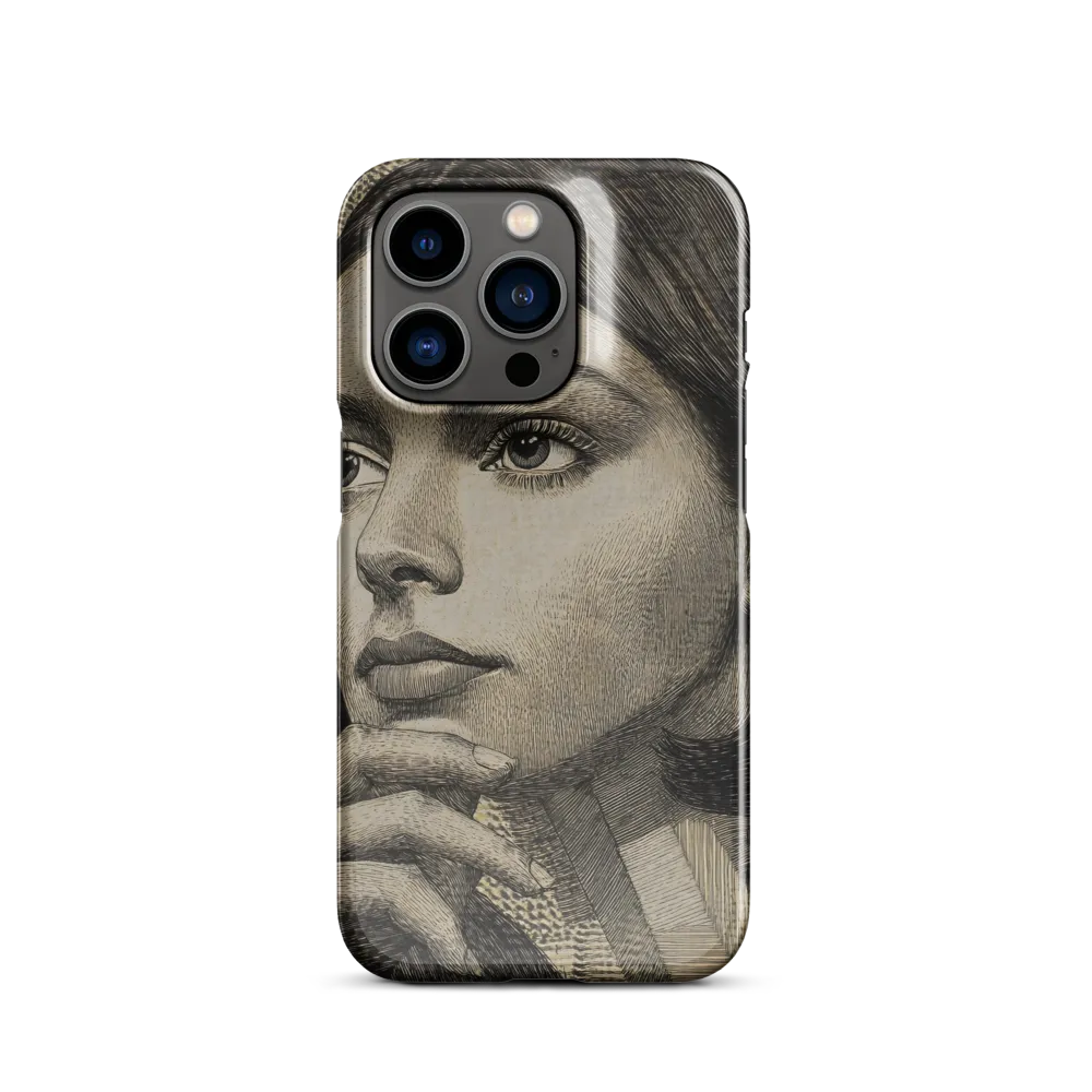 Contemplative Reflection | Phone Case |  14 Pro | Snap Case | Glossy