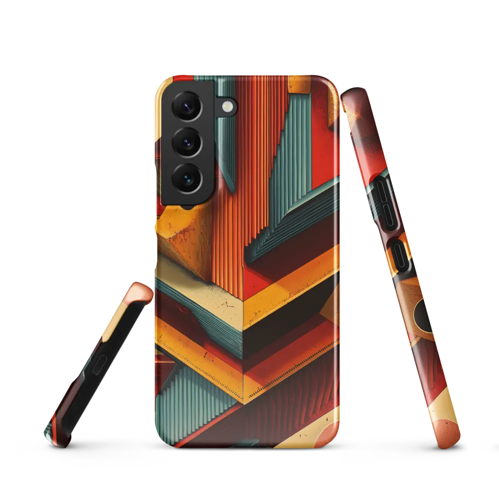 Geometric Harmony | Phone Case |  S22 | Snap Case | Glossy