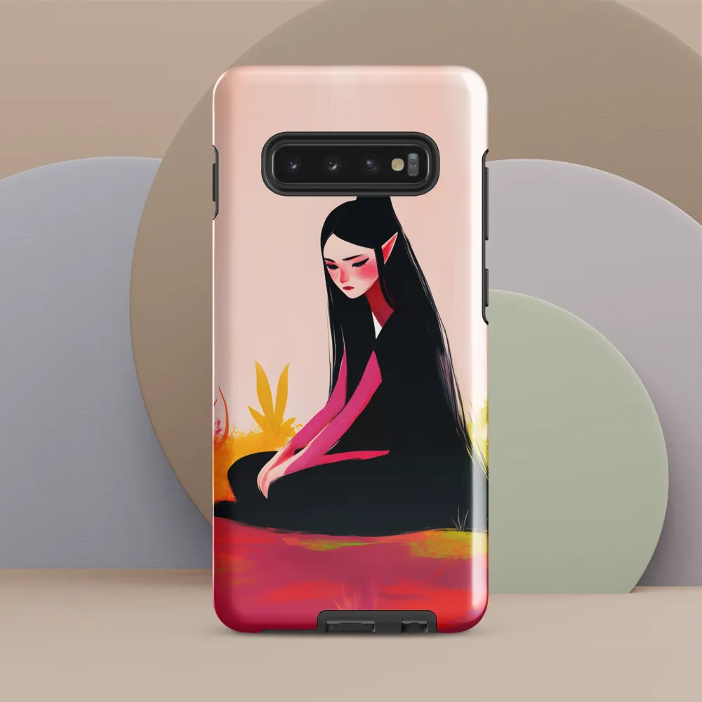 Whispers of Solitude | Phone Case |  S10 Plus | Tough Case | Glossy