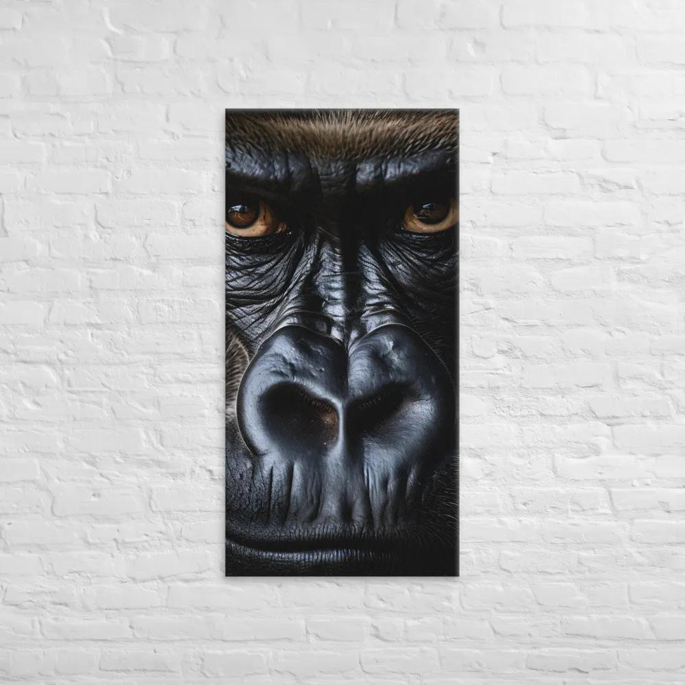 Gaze of the Wild: A Gorilla's Portrait
