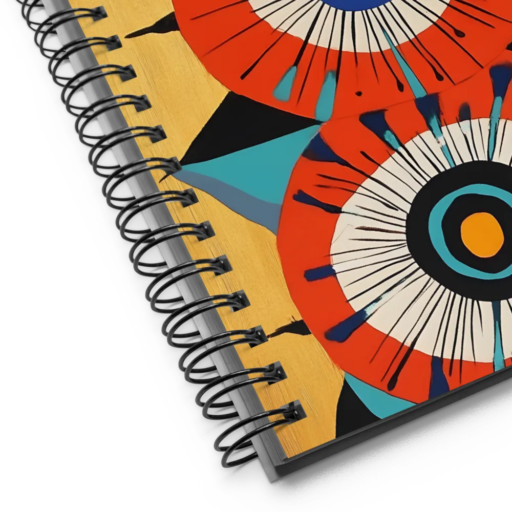 Vibrant Concentric Harmony | Spiral Notebook