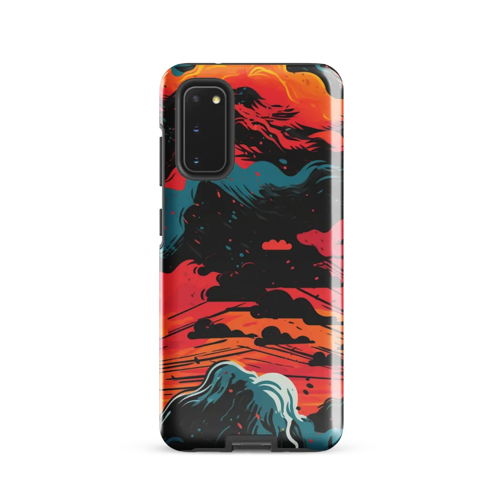 Ethereal Twilight: A Dramatic Landscape in Motion