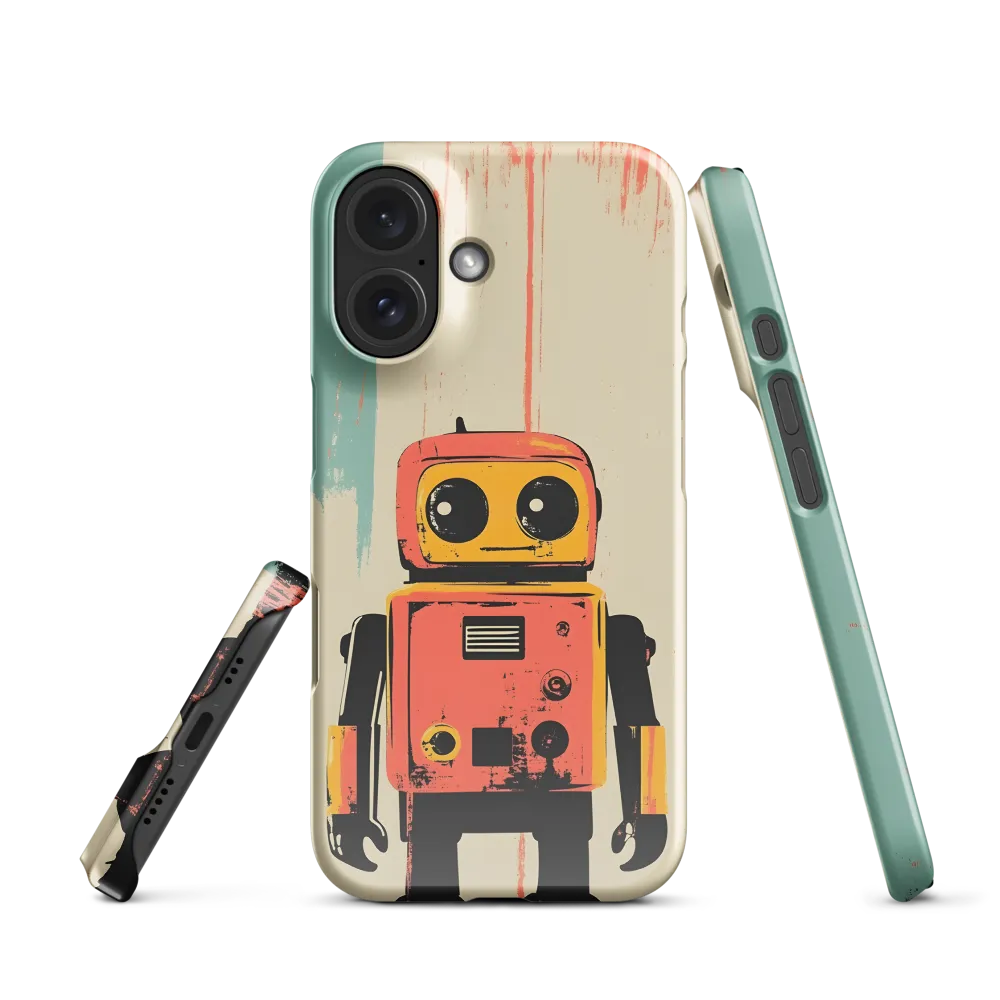 Retro Robot Charm | Phone Case