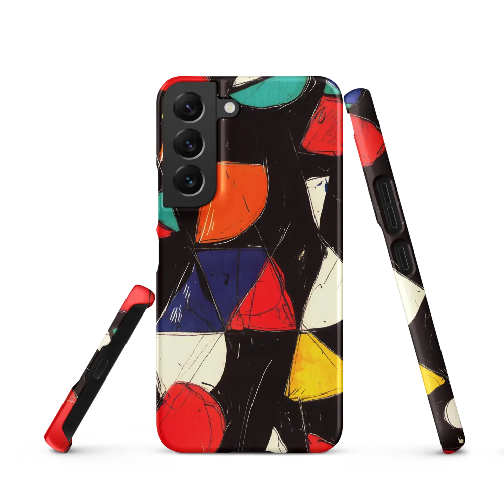 Vibrant Geometric Symphony | Phone Case |  S22 | Snap Case | Matte