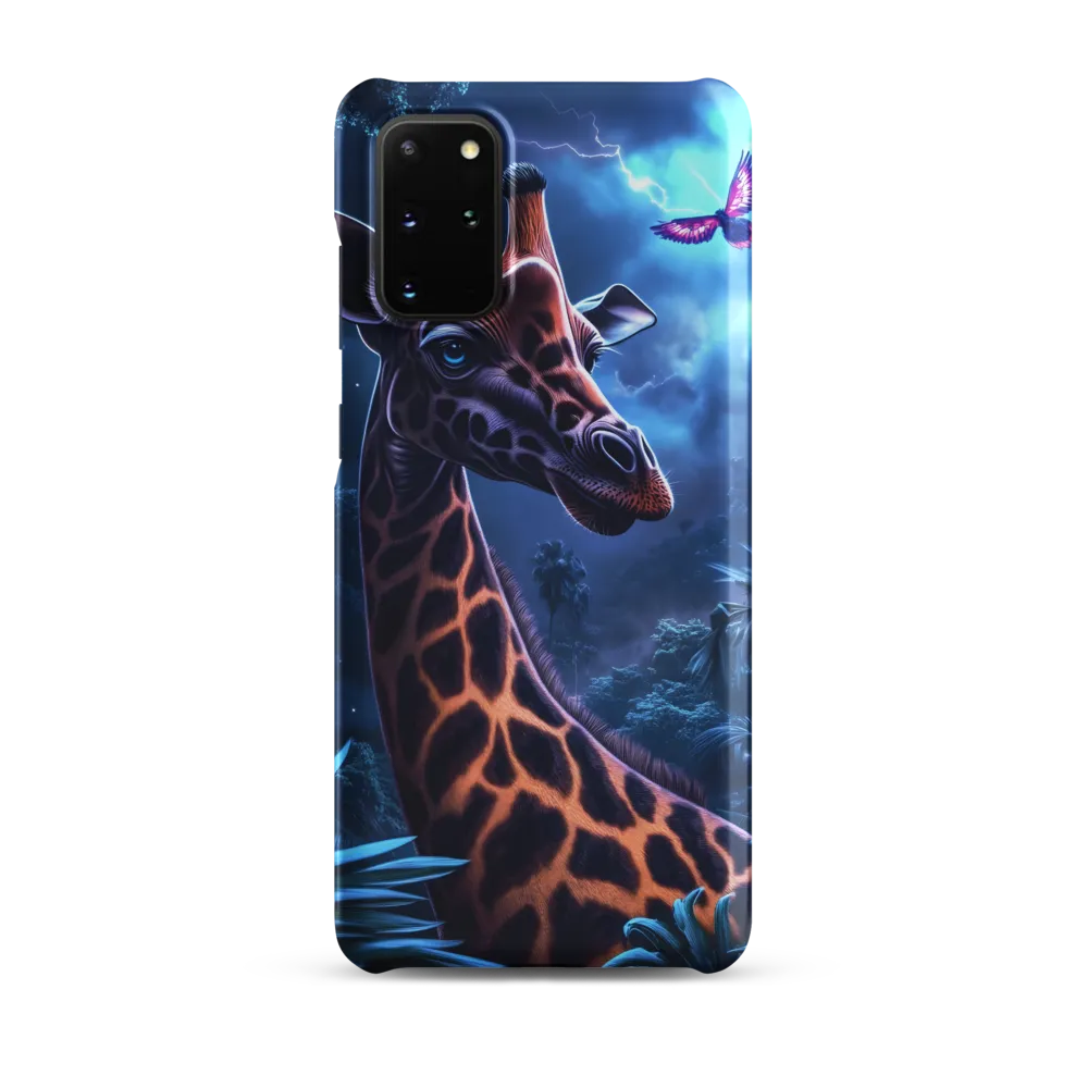 Mystical Giraffe in Twilight Jungle