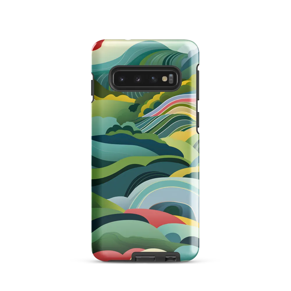 Waves of Serenity | Phone Case |  S10 | Tough Case | Glossy