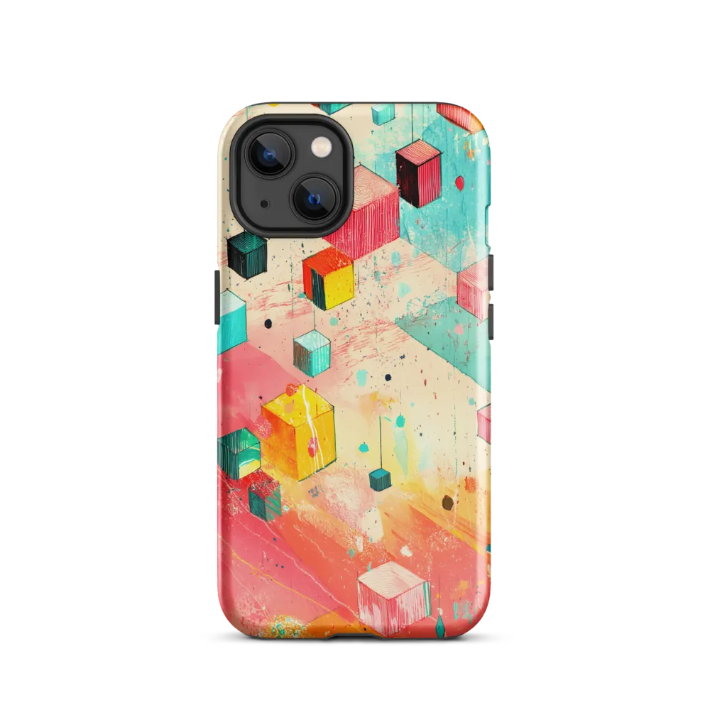 Suspended Cubes in Colorful Abstraction