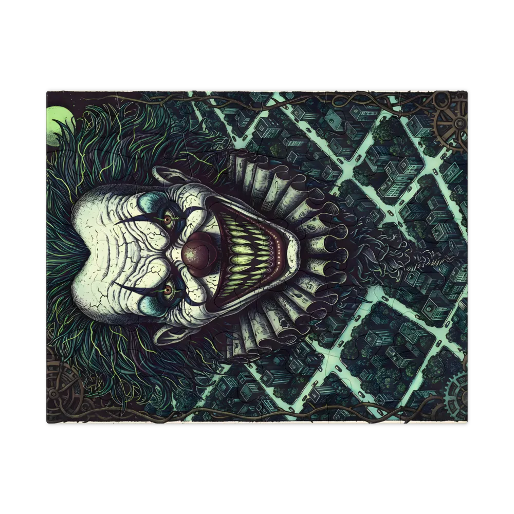 Nightmare Clown 
 Jigsaw Puzzle in Tin Box