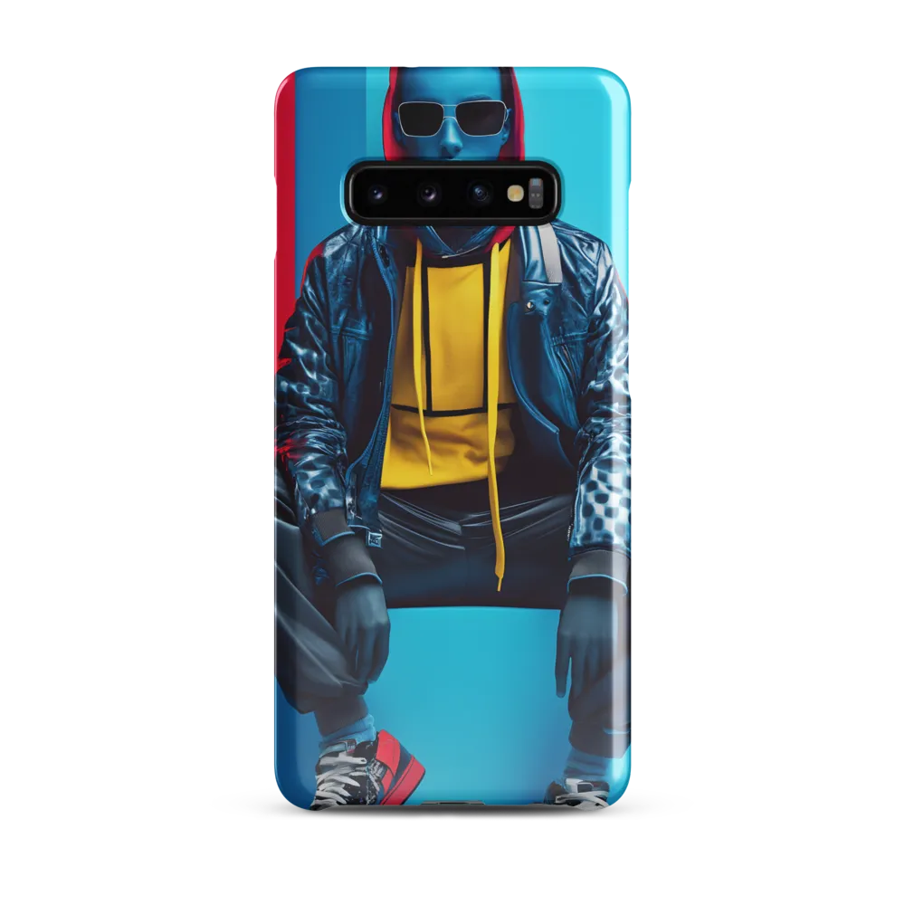 Chroma Cool: A Modern Fashion Statement | Phone Case |  S10 Plus | Snap Case | Glossy