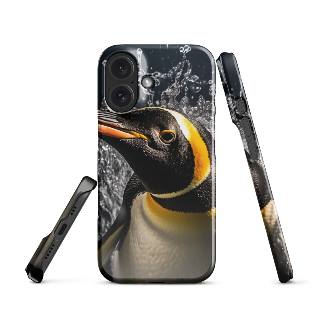 Emerging Majesty: The Penguin in Motion | Phone Case |  16 | Snap Case | Glossy