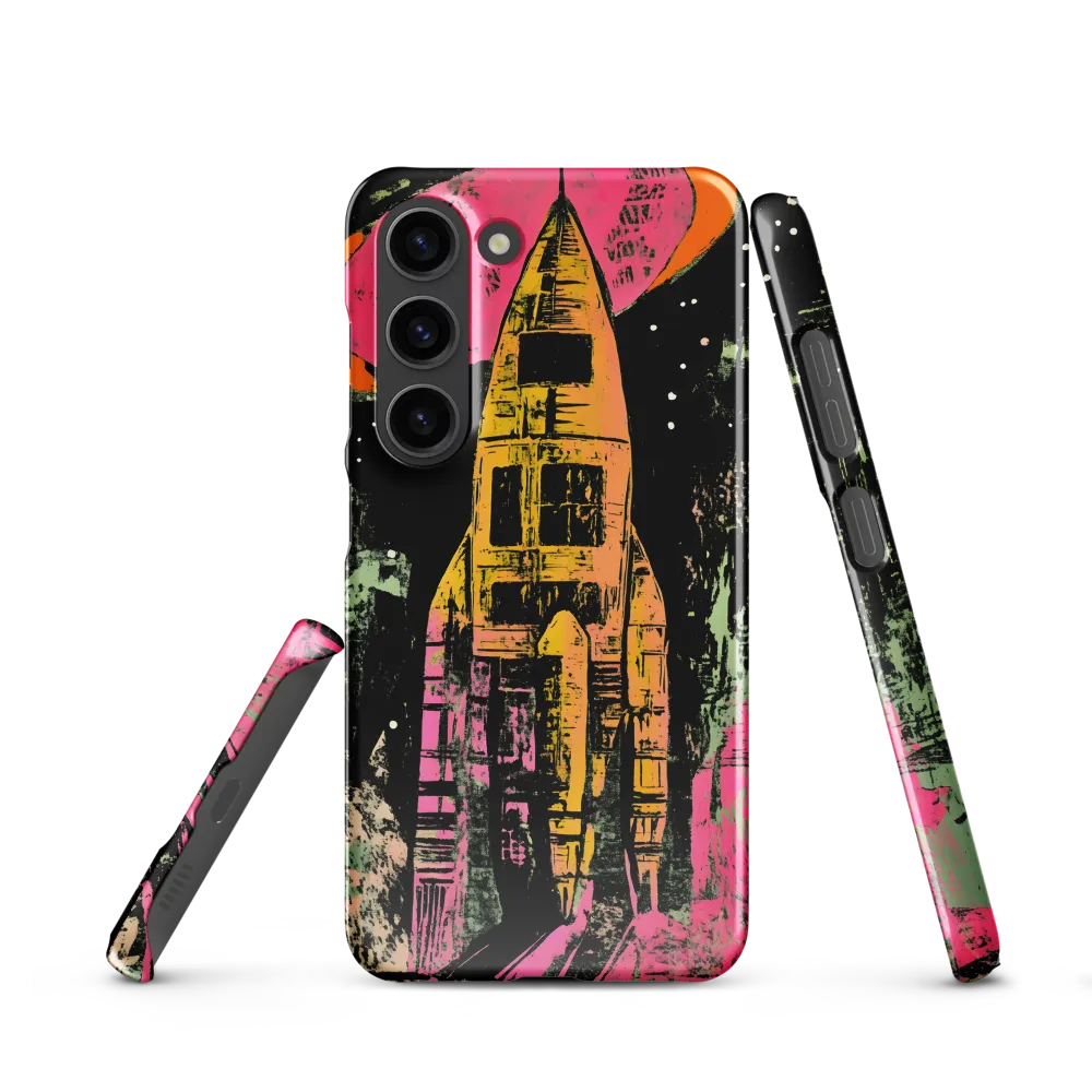 Cosmic Voyage: A Surreal Rocket Adventure