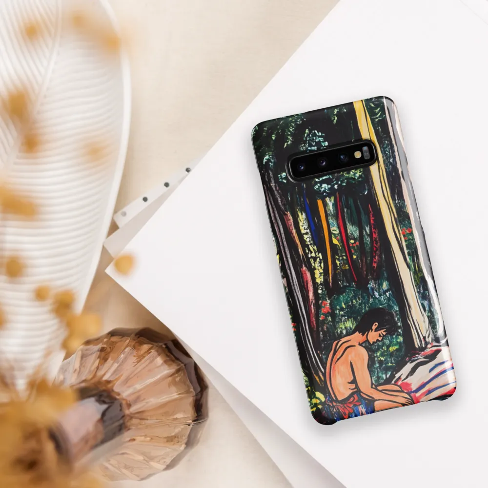 Contemplation in Nature | Phone Case |  S10 Plus | Snap Case | Glossy