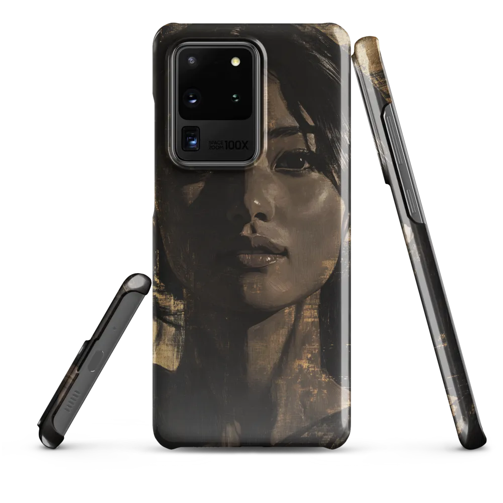 Golden Gaze: A Contemporary Portrait