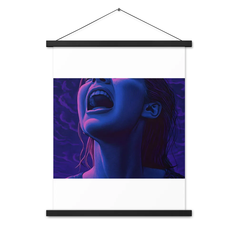 Echoes of Anguish | Poster With Black Wood Hanger | 18″×24″