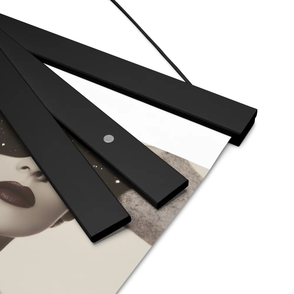 Celestial Elegance | Poster With Black Wood Hanger | 8″×10″