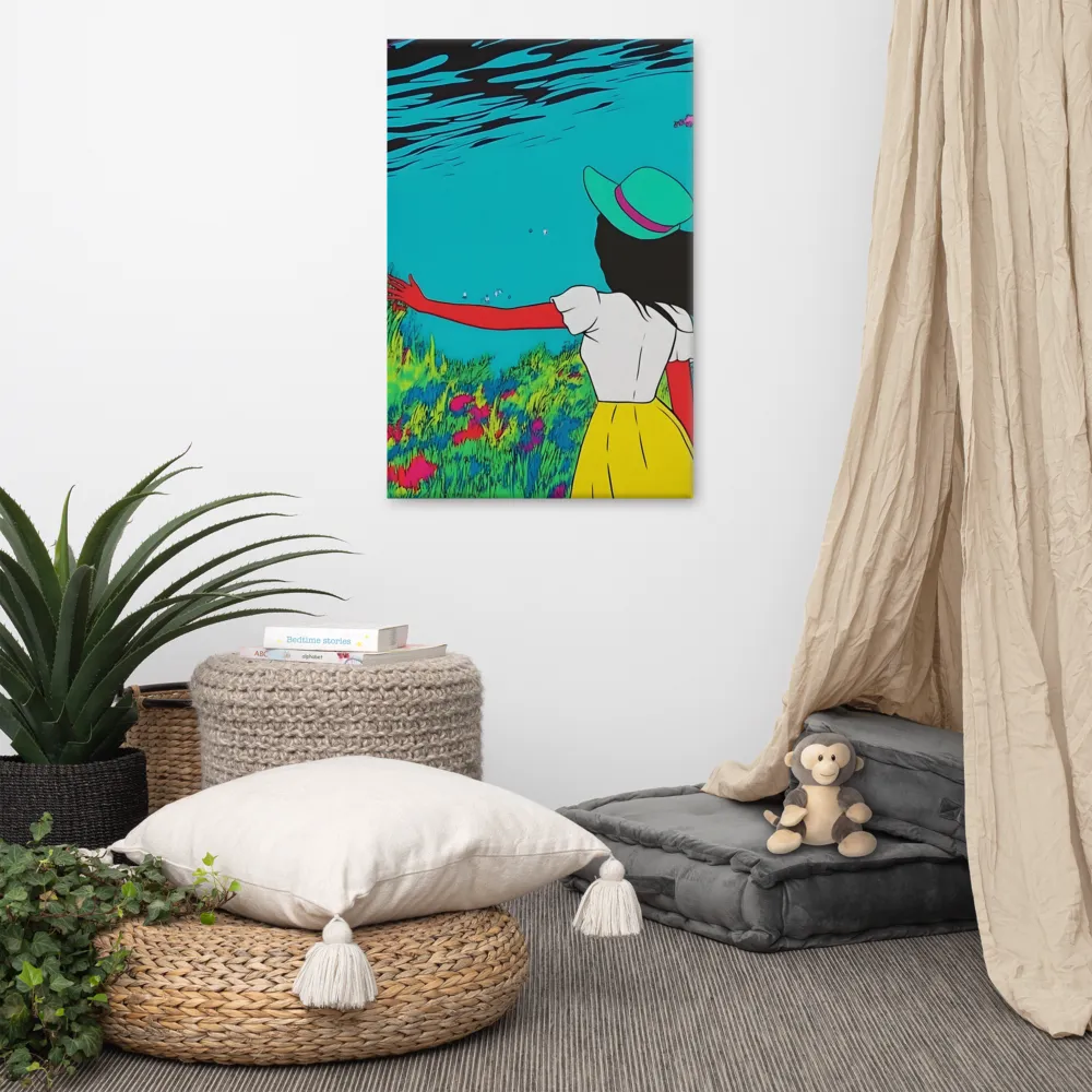Whimsical Encounter | Canvas | 24″×36″