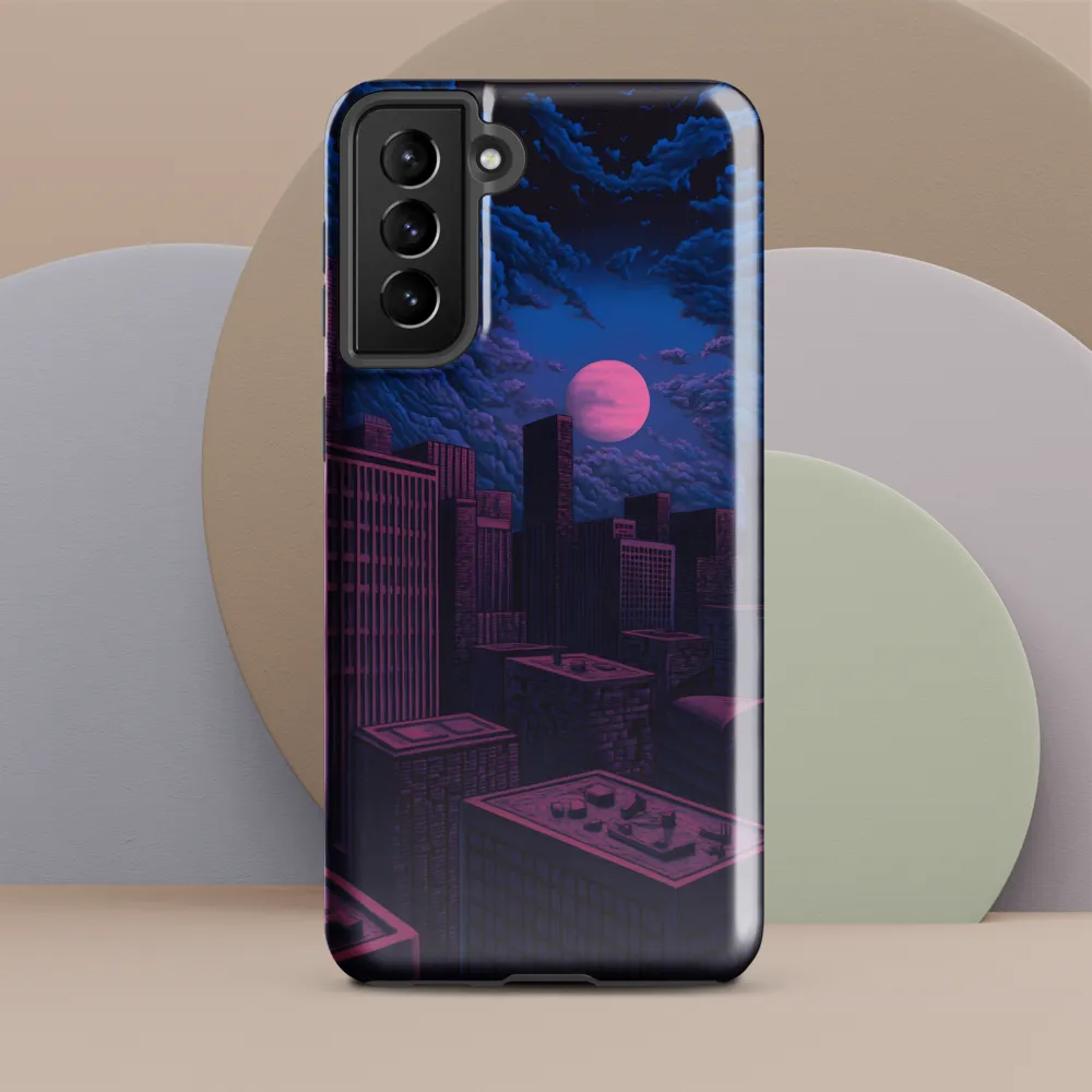 Moonlit Urban Dreams | Phone Case |  S21 Plus | Tough Case | Glossy