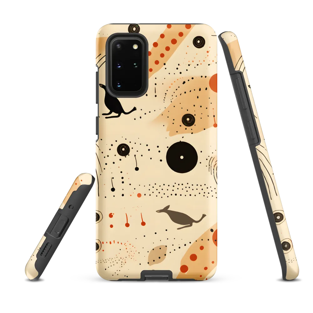 Playful Patterns in Earth Tones | Phone Case |  S20 Plus | Tough Case | Matte