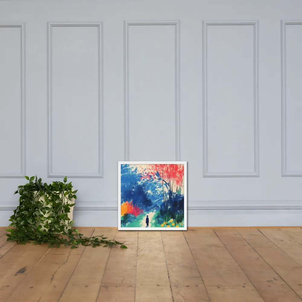 Whispers of Tranquility | Poster with White Frame | 18″×18″