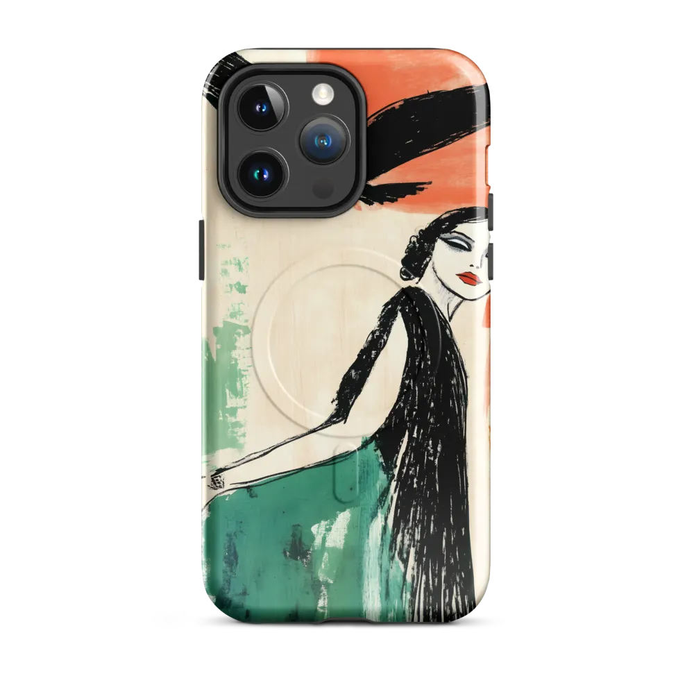Elegance in Flight | Phone Case |  14 Pro Max | MagSafe® Tough Case | Glossy
