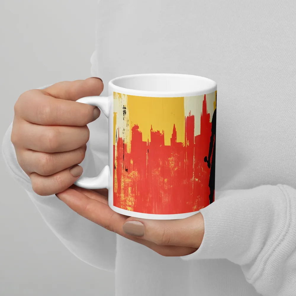 Hero in the Urban Dawn | Mug with White inside | 11 oz