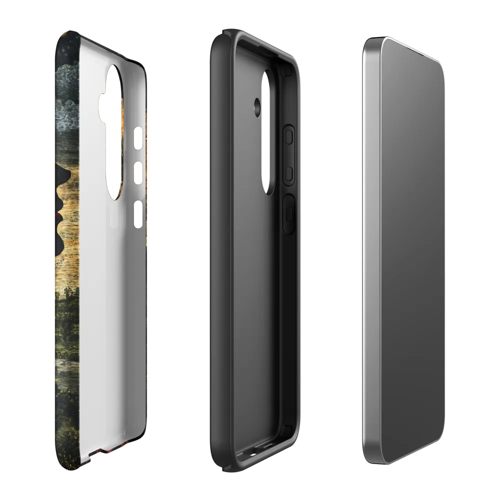 Gilded Duality — Profile at Night