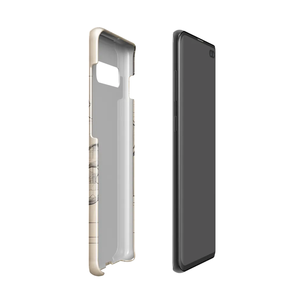 Geometric Reverie | Phone Case |  S10 | Snap Case | Glossy