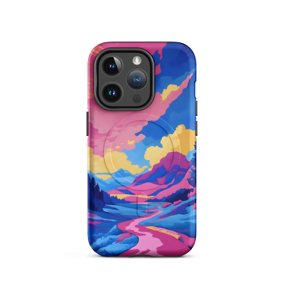 Dreamscape: The Serene River | Phone Case |  14 Pro | MagSafe® Tough Case | Matte