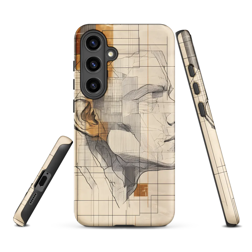 Geometric Reverie | Phone Case |  S24 Plus | Tough Case | Matte