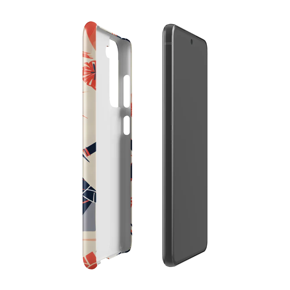 Whimsical Patterns of Nature and Femininity | Phone Case |  S21 FE | Snap Case | Glossy