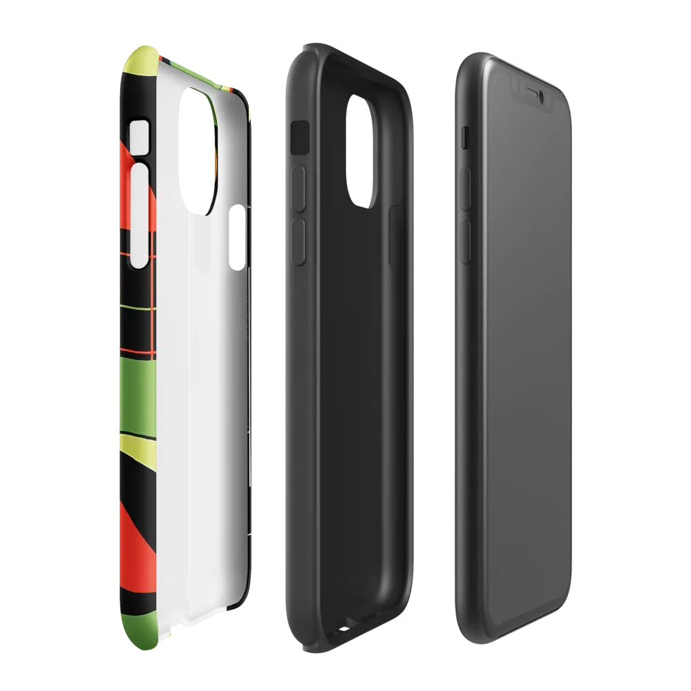Geometric Harmony | Phone Case |  11 | Tough Case | Glossy
