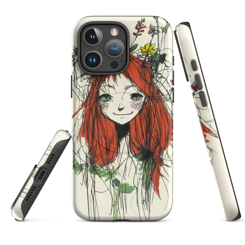 Whimsical Floral Portrait