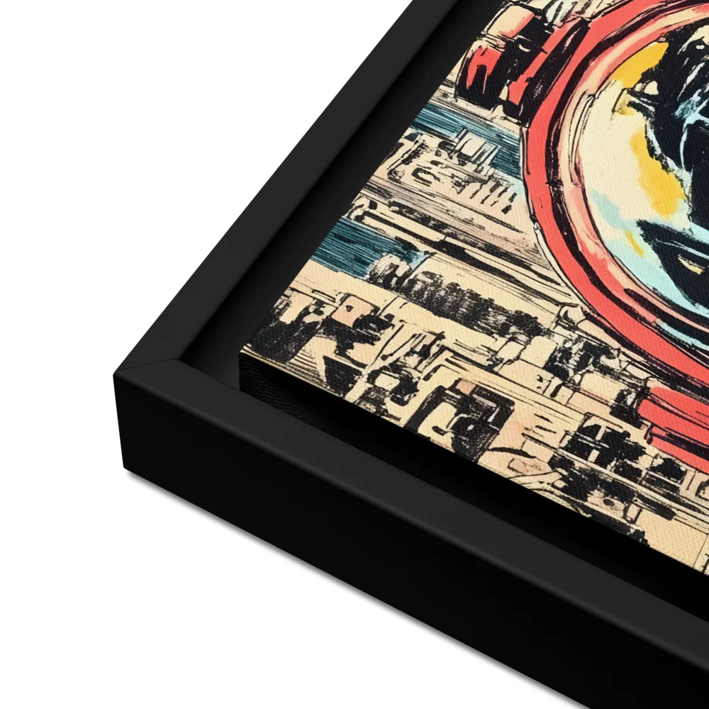 Reflections of Tomorrow | Canvas with Black Frame | 12″×16″
