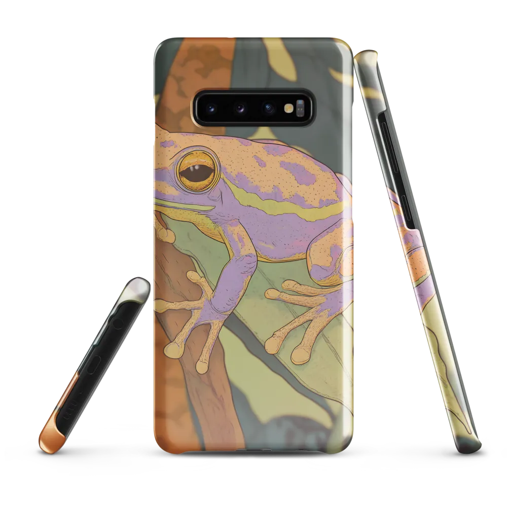 Elegance in Nature: The Vibrant Frog | Phone Case |  S10 Plus | Snap Case | Glossy