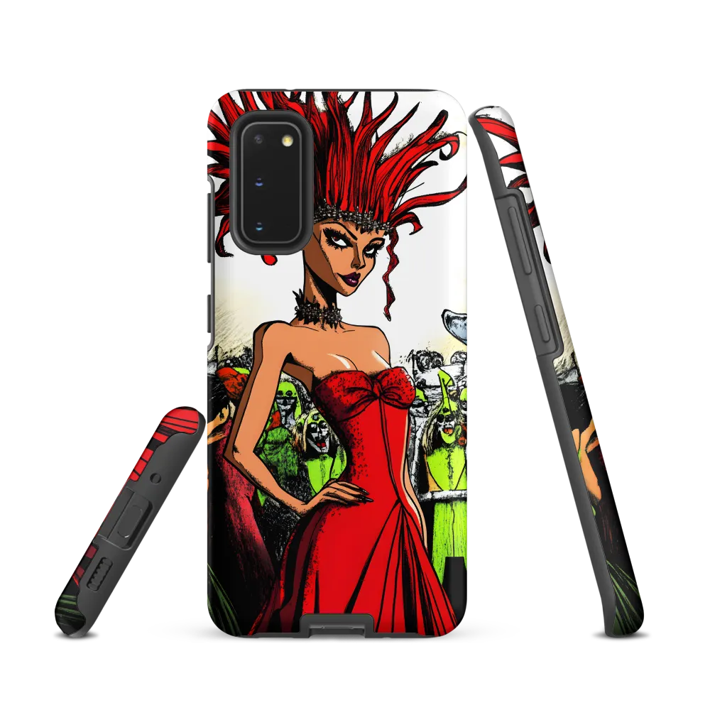 Fiery Elegance: A Fashion Statement