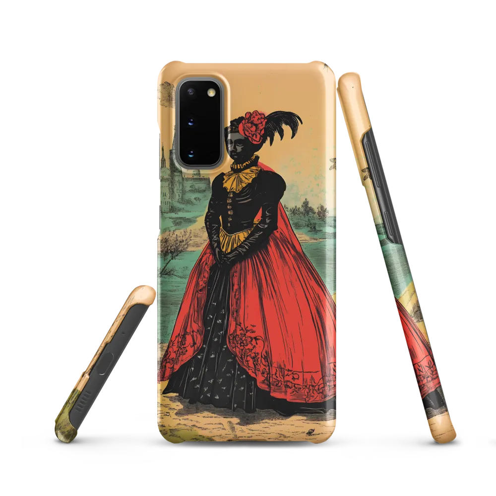 Elegance in Red and Gold