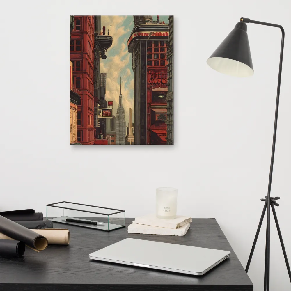 A Glimpse of Tomorrow: Urban Ambition | Canvas | 16″×20″