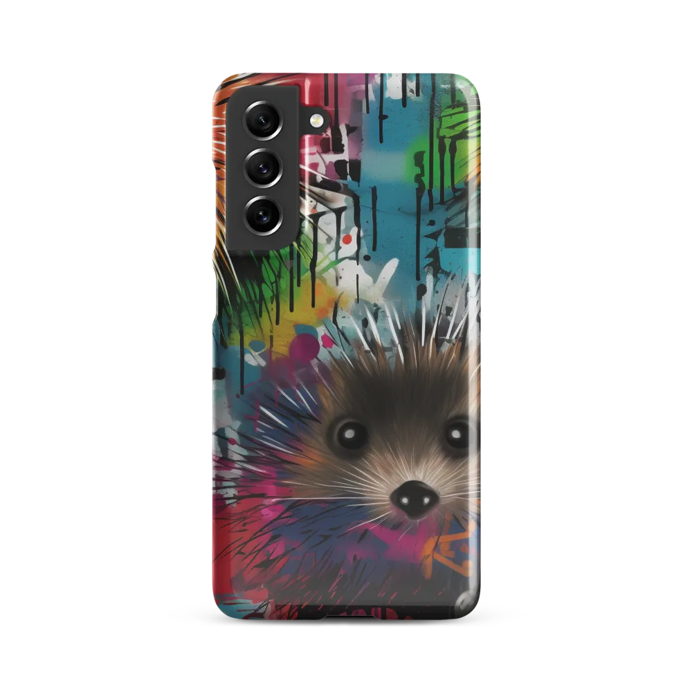 Whimsical Hedgehogs in a Kaleidoscopic Wonderland | Phone Case |  S21 FE | Snap Case | Glossy