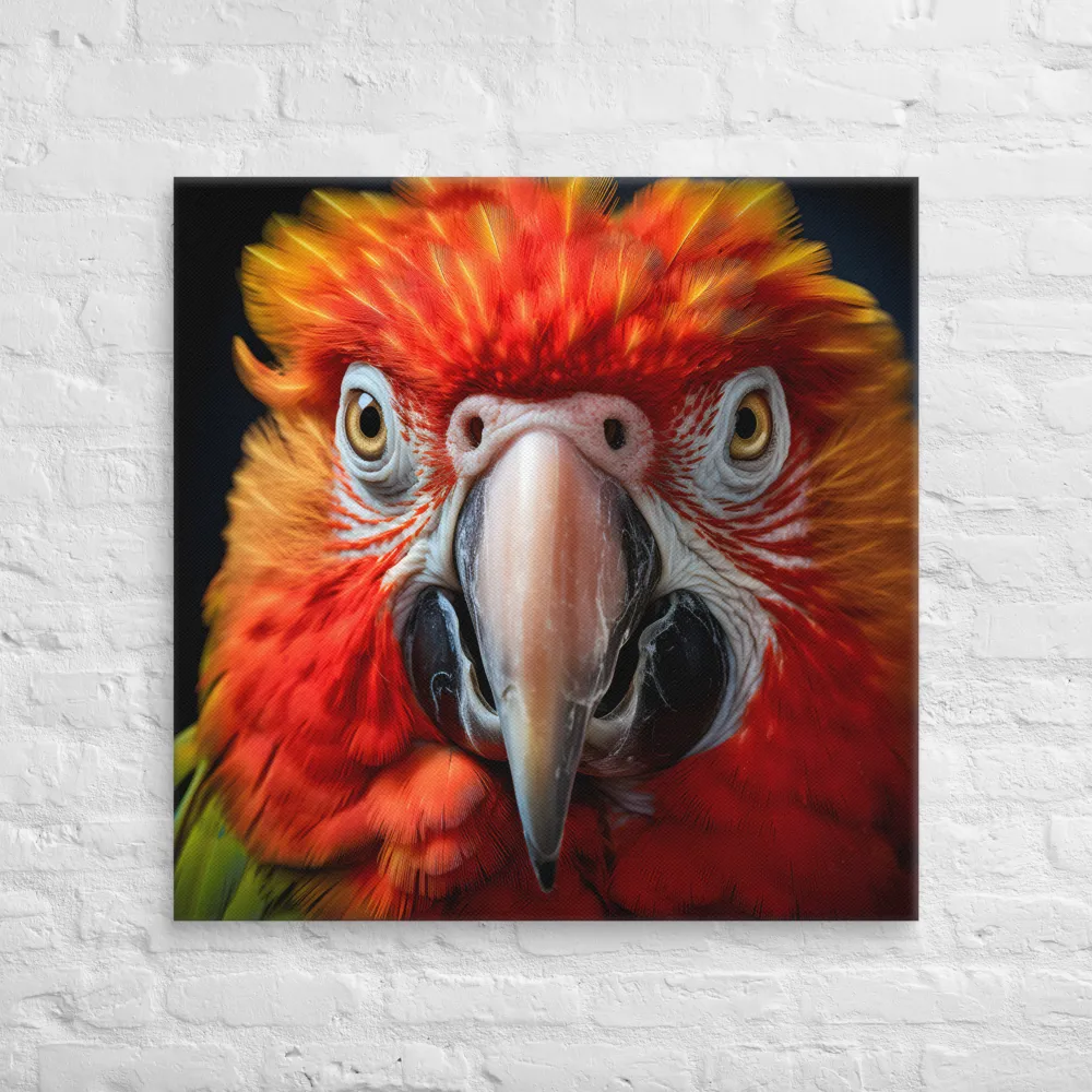 The Fiery Gaze of the Parrot
