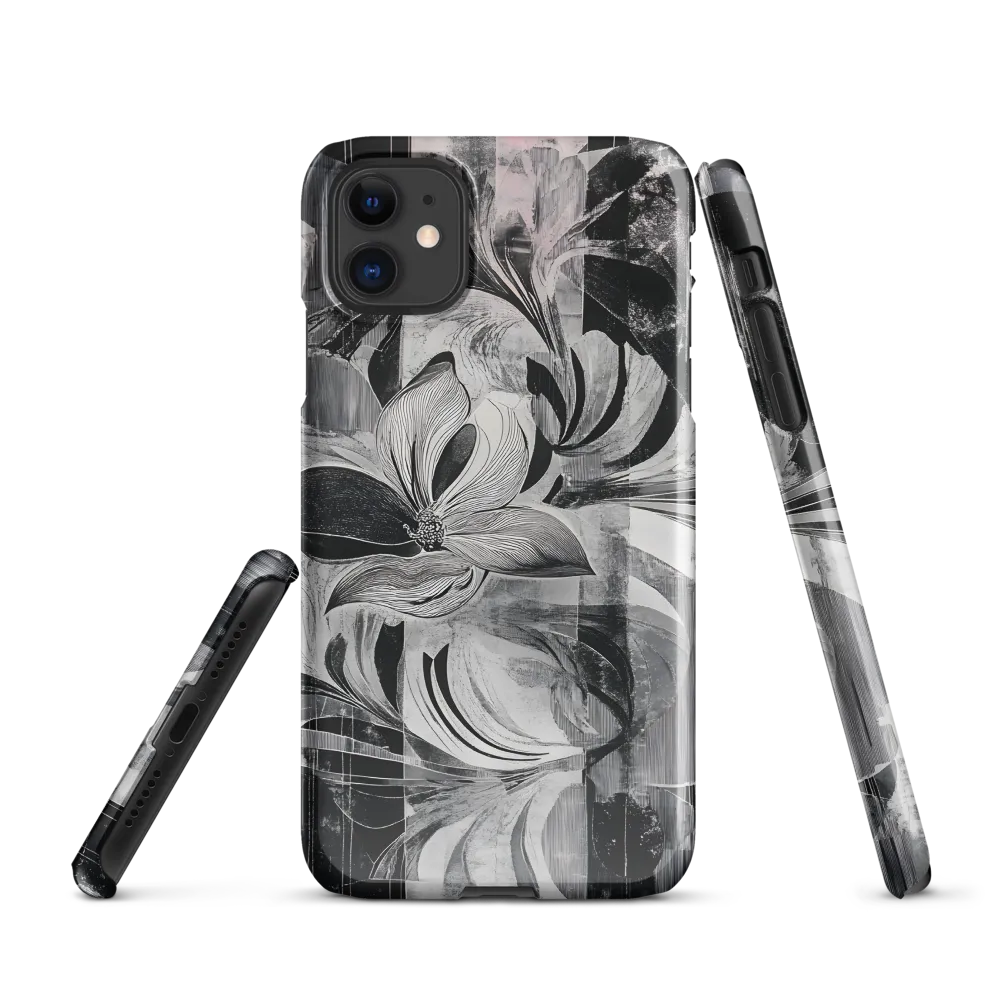 Floral Fusion in Monochrome