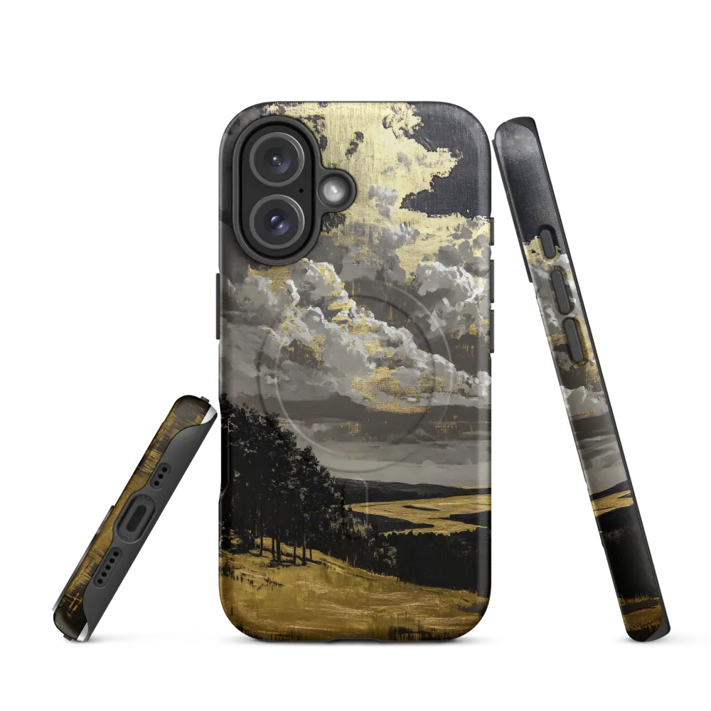 Golden Serenity in a Dramatic Sky | Phone Case |  16 | MagSafe® Tough Case | Matte