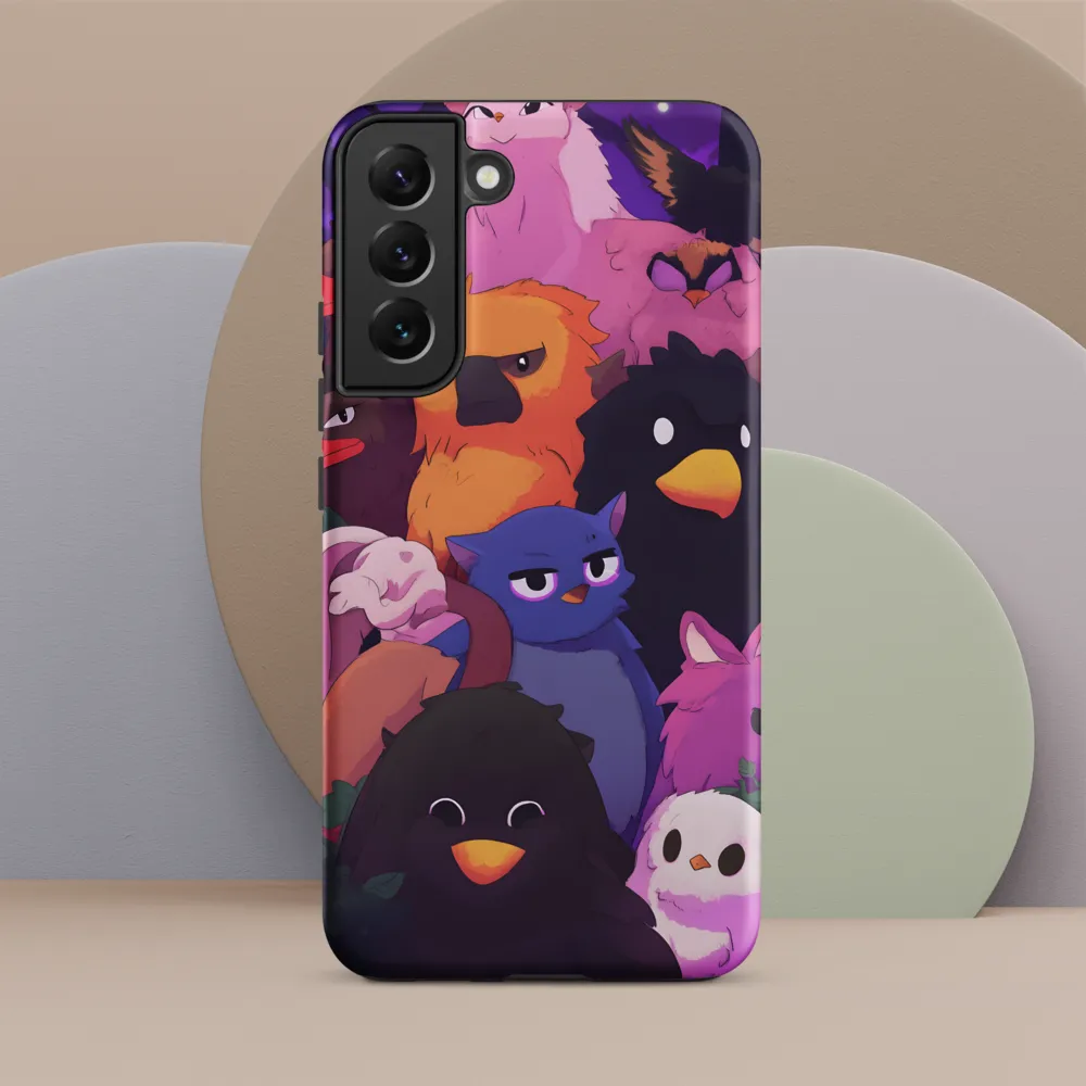 Whimsical Avian Gathering