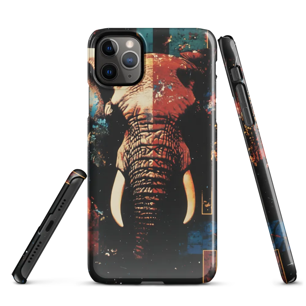 Majestic Mosaic: The Elephant | Phone Case |  11 Pro Max | Snap Case | Glossy